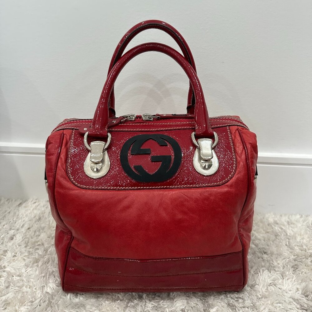 Gucci Dialux Snow Glam Hobo Bag